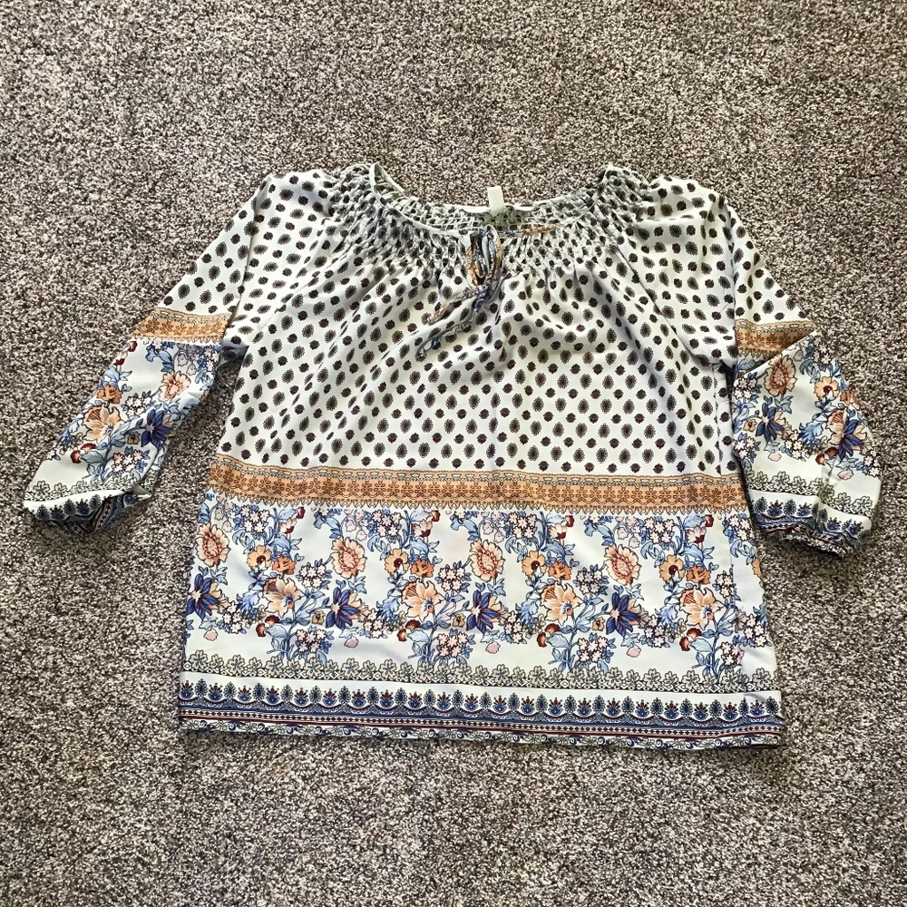 Women’s 3/4 Sleeve Blouse Sz XL